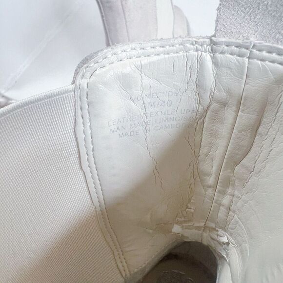 Vince Camuto Meenday Women's Chelsea Boot Lug Sole Cream Suede Size 9 - Picture 6 of 8